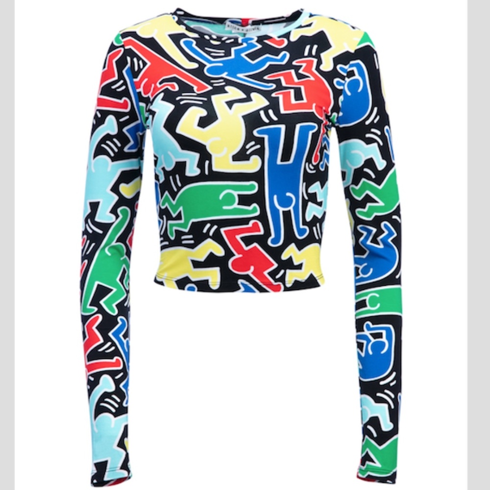 NEW! Alice + Olivia x Keith Haring Top